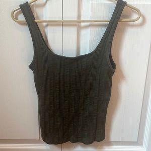 Dark green American eagle tank